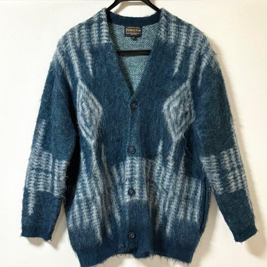 C*H様 最終価格【PENDLETON】モヘア混 wool ニットカーディガン
