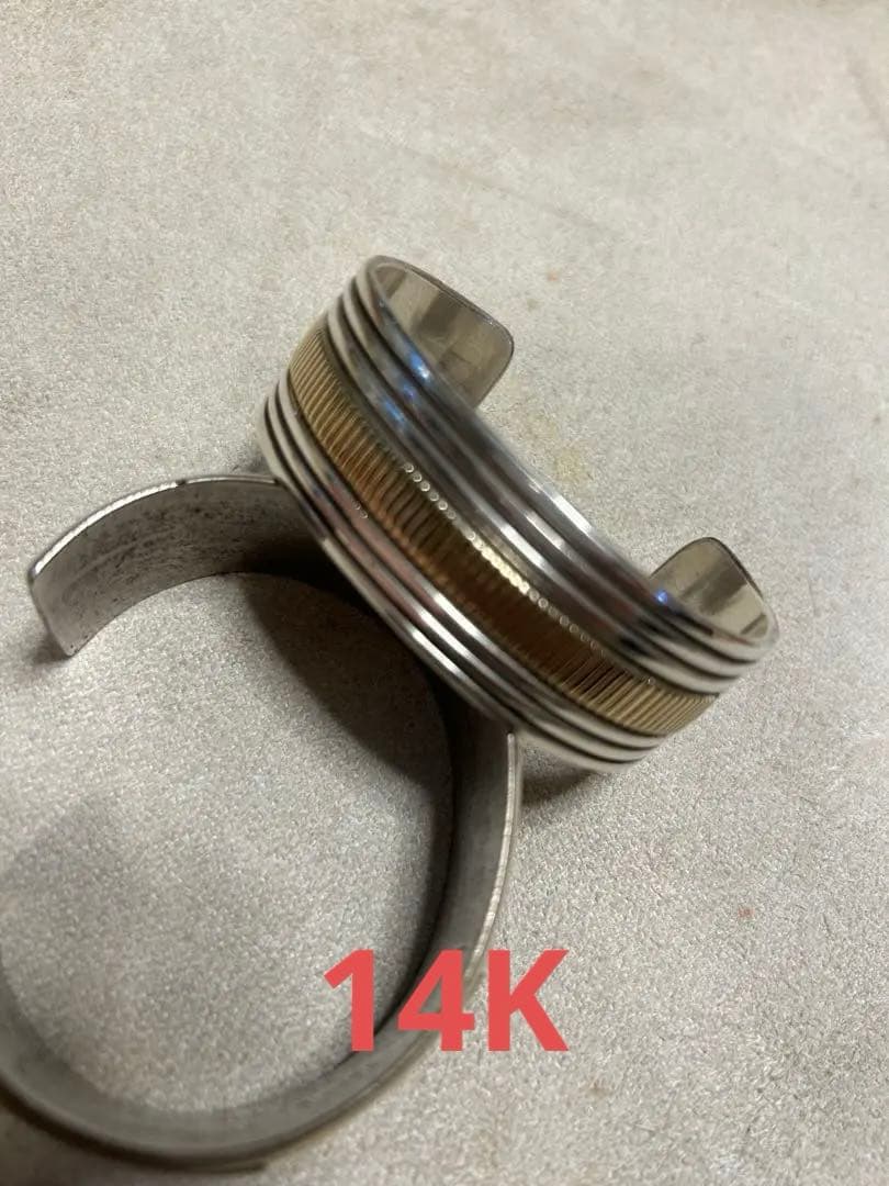 インディアンジュエリー　ブルースモーガン　バングル 14K
