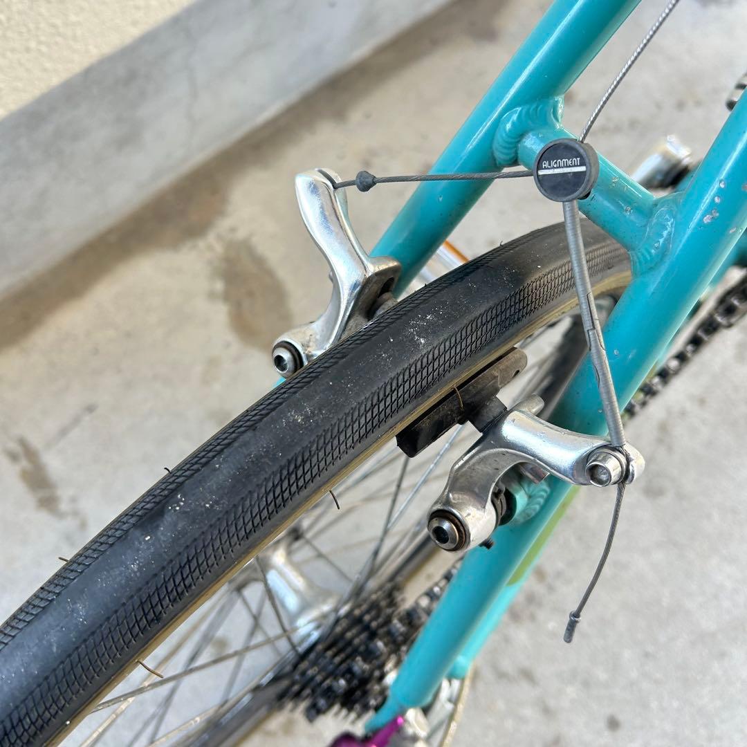 大阪鶴見区直接引取り　ビアンキ ミニベロ8 Lepre チェレステ