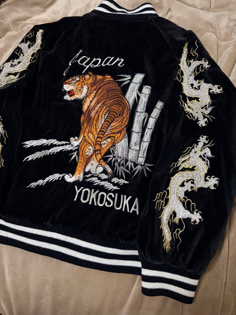 KEI SINO 虎龍 別珍 日本限定 スカジャン vintage unisex