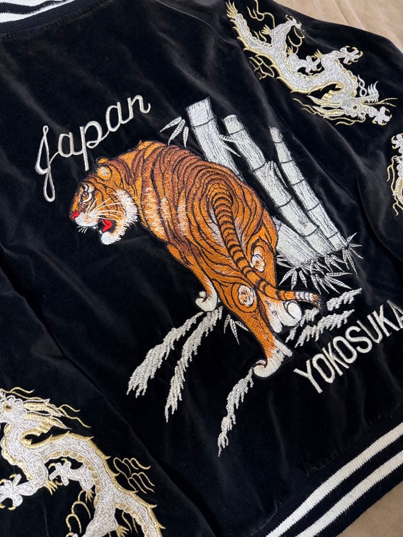 KEI SINO 虎龍 別珍 日本限定 スカジャン vintage unisex
