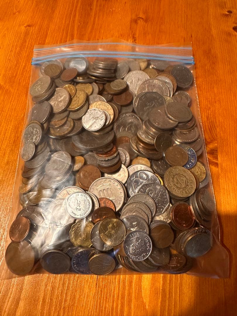 海外古銭 4kg ほかまとめ