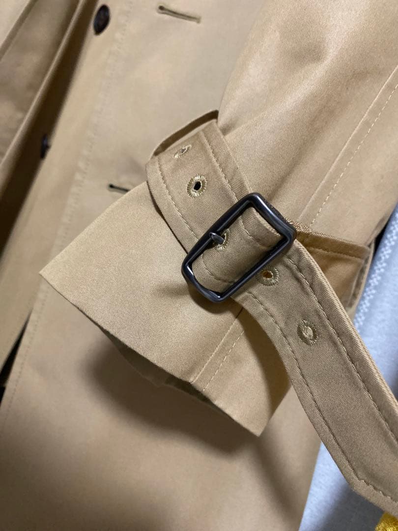 COACH メンズトレンチコート CT264-BK.K ベージュ Ｌ