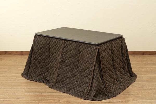 【新品・送料無料】ダイニングコタツ　掛け布団セット　110×70　BR/NA