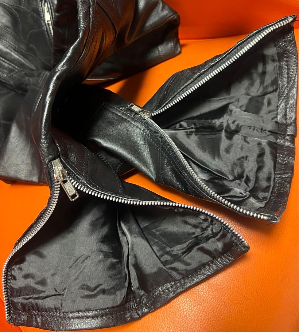 Keith and Thomas×Advantage Cycle レザーパンツ