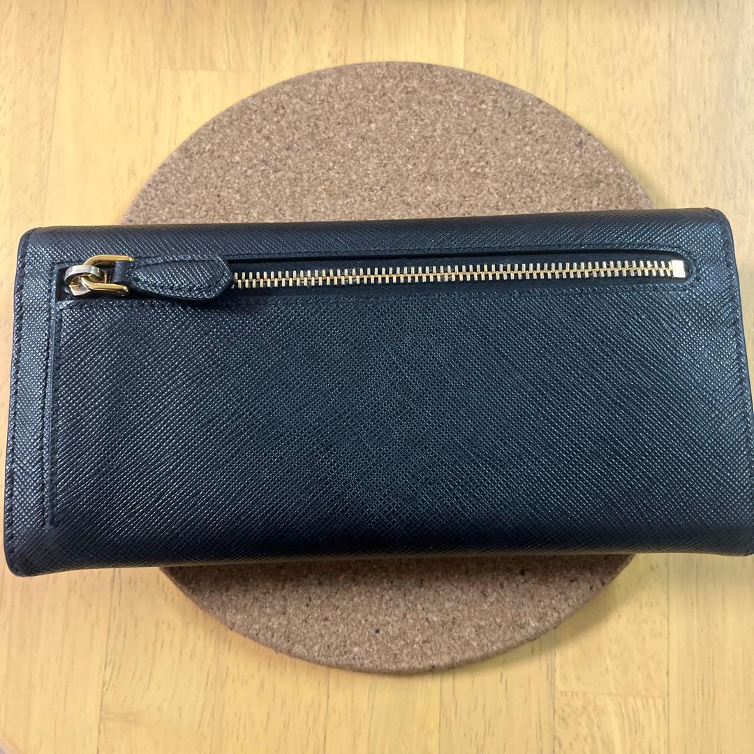 値下げ不可 PRADA ブラック 長財布　希少黒ロゴ