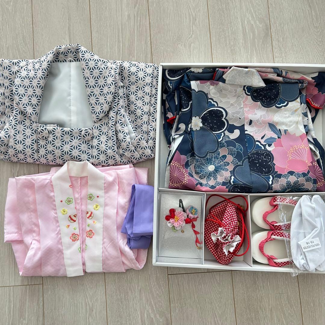 七五三　3歳女の子被布セット KAGURA