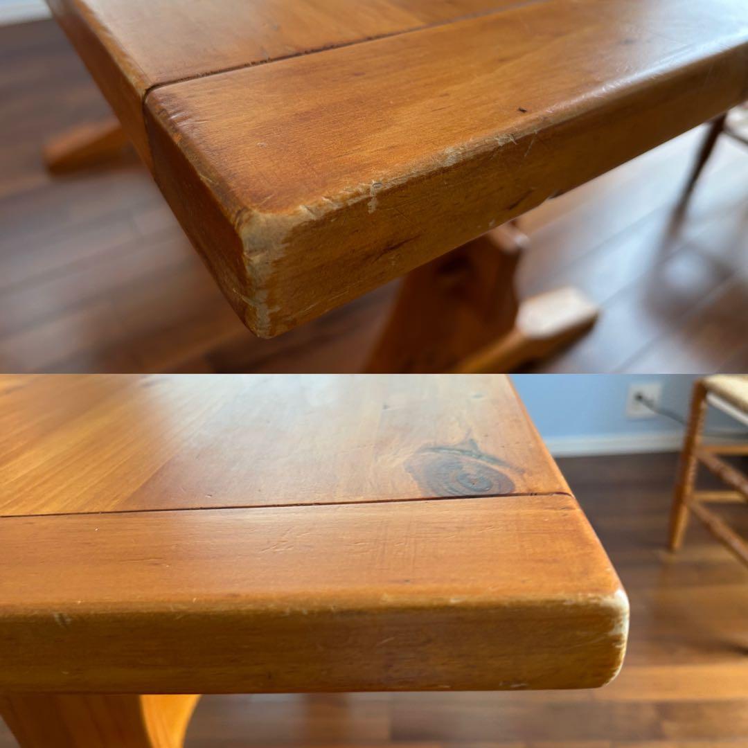 アントステラ・木製ダイニングテーブル ・4〜6人用　パイン材・カントリー