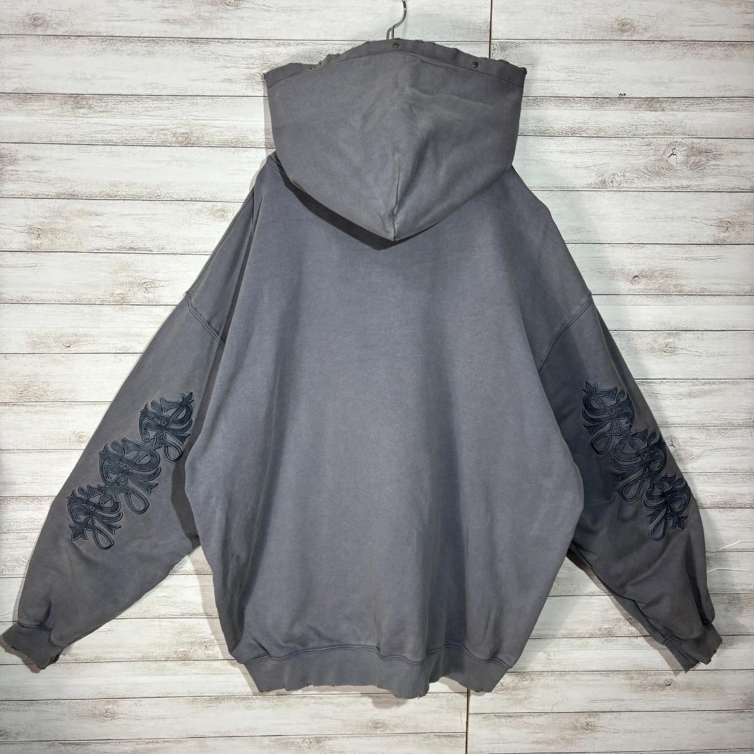 supplier 袖刺繍 フーディージップパーカー XXL　サプライヤー
