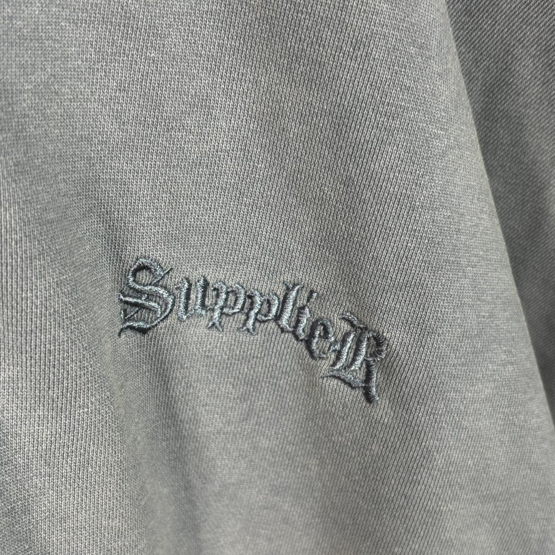 supplier 袖刺繍 フーディージップパーカー XXL　サプライヤー