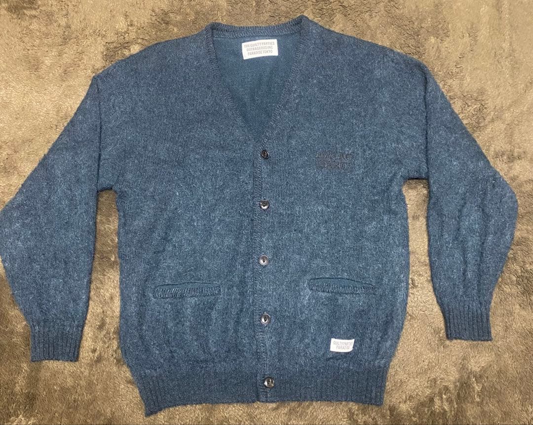 wacko maria モヘヤ　カーディガン