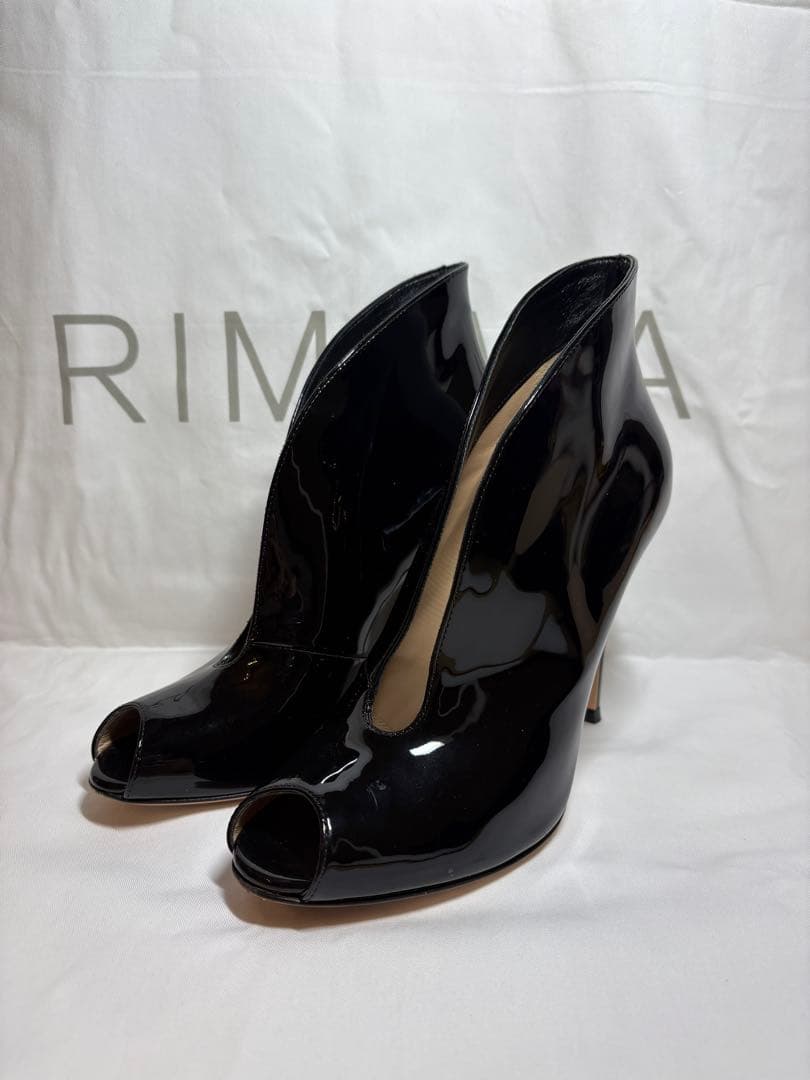 ⭐︎MOMA⭐︎Gianvito Rossi ブラックオープントゥヒール