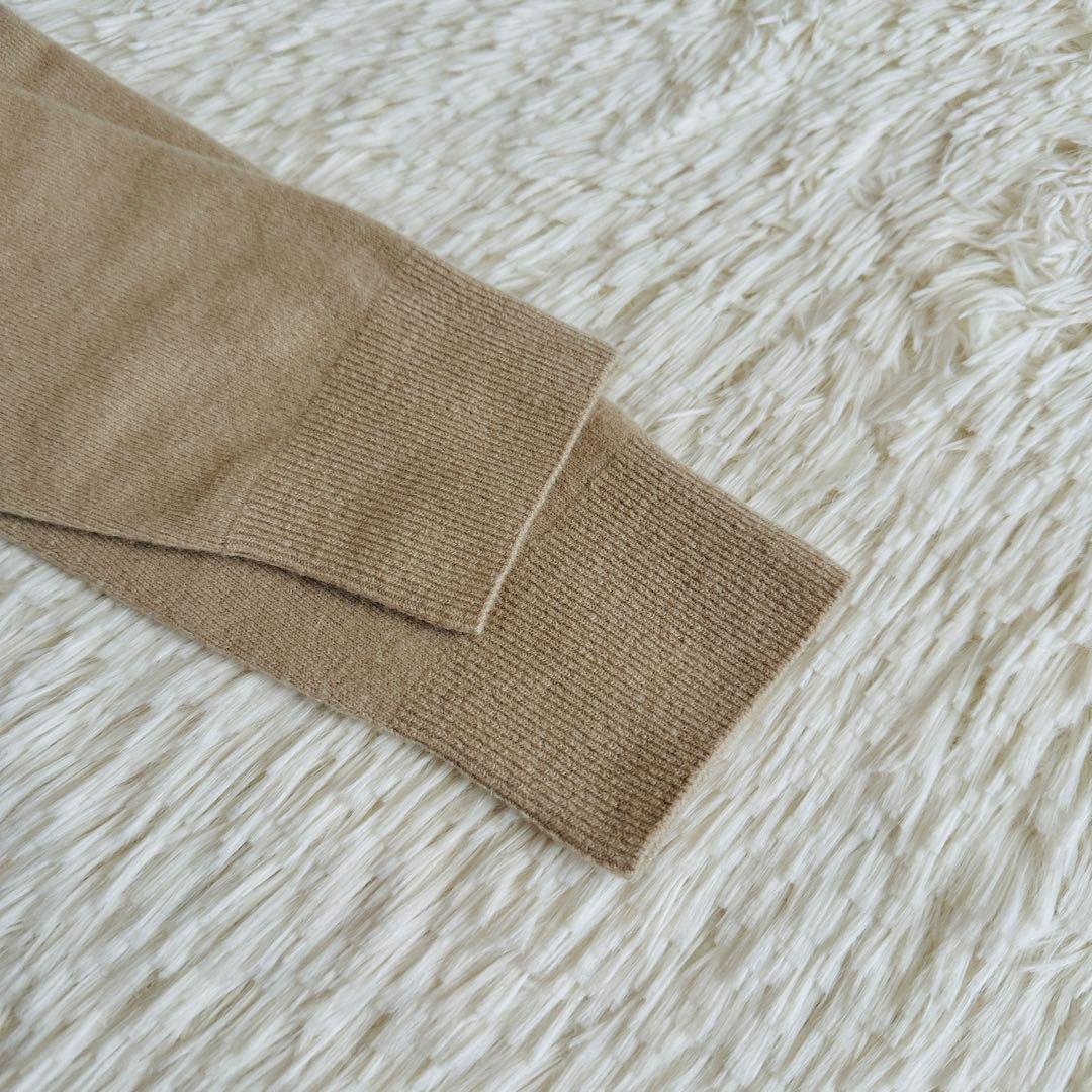 【極美品】ドゥーズィエムクラス　CAPRIクルーネックプルオーバー　ベージュ