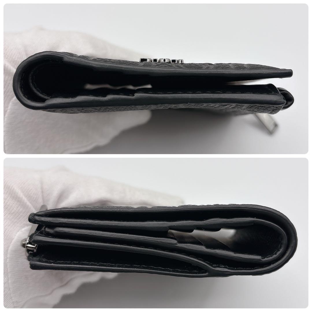新作 現行品 ほぼ未使用 Dior ディオール 2つ折りウォレット グラビティ