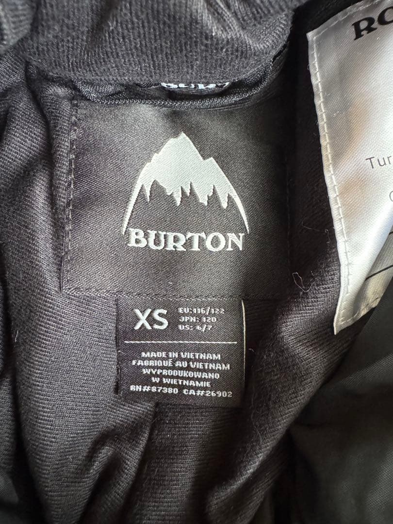 Burton 子ども用スキーウェア 黒/赤❤️120センチ