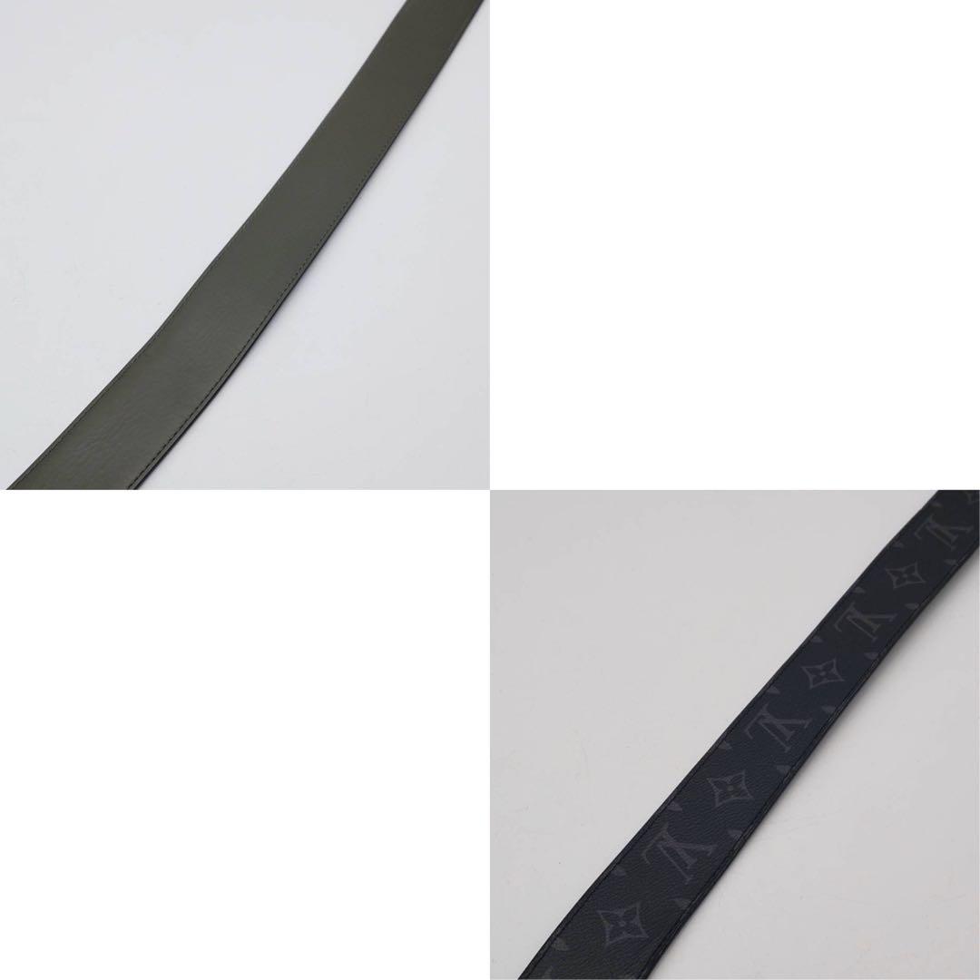 ルイヴィトン サンチュール モノグラム　LVイニシャル　ベルト　リバーシブル