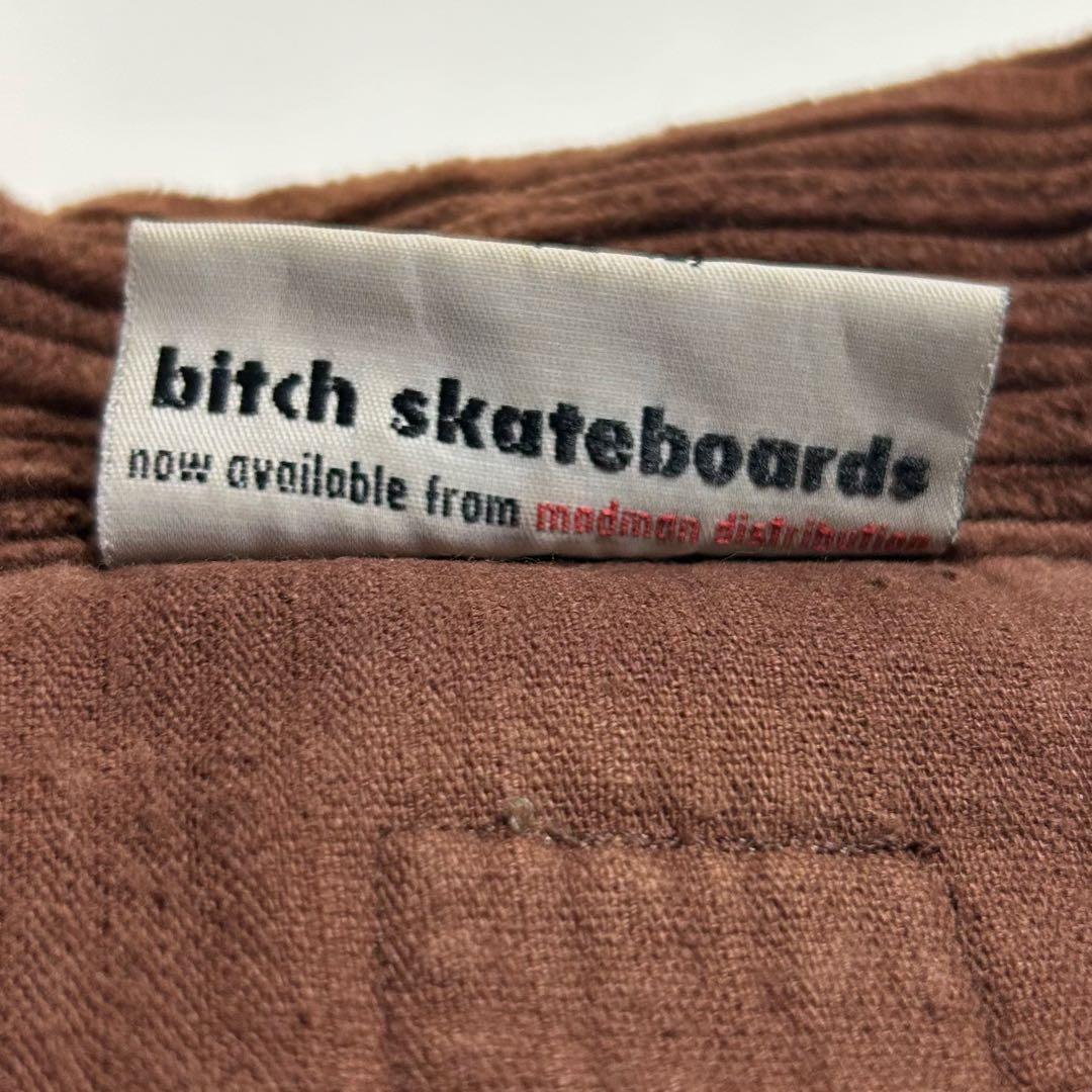 90s【希少】bitch skateboards/コーデュロイジップジャケット