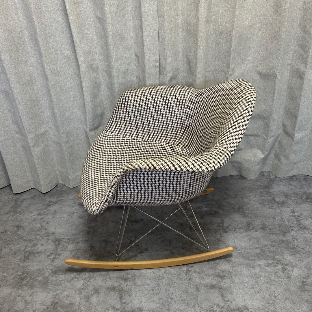 極美品 イームズ アームシェルチェア ロッキング リプロダクト ファブリック