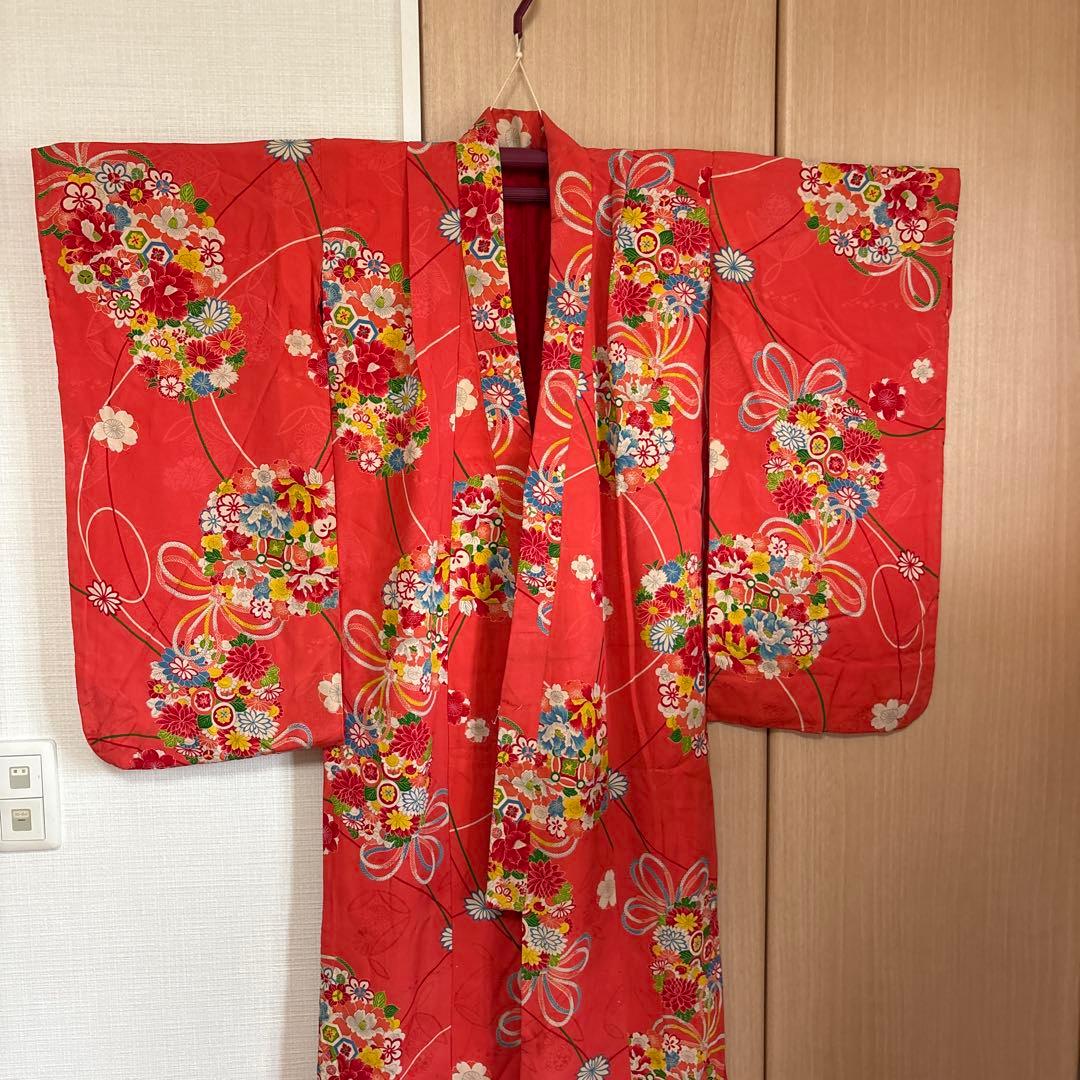 アンティーク大正ロマン　七五三着物　アンティーク　子供着物　七五三　一点もの