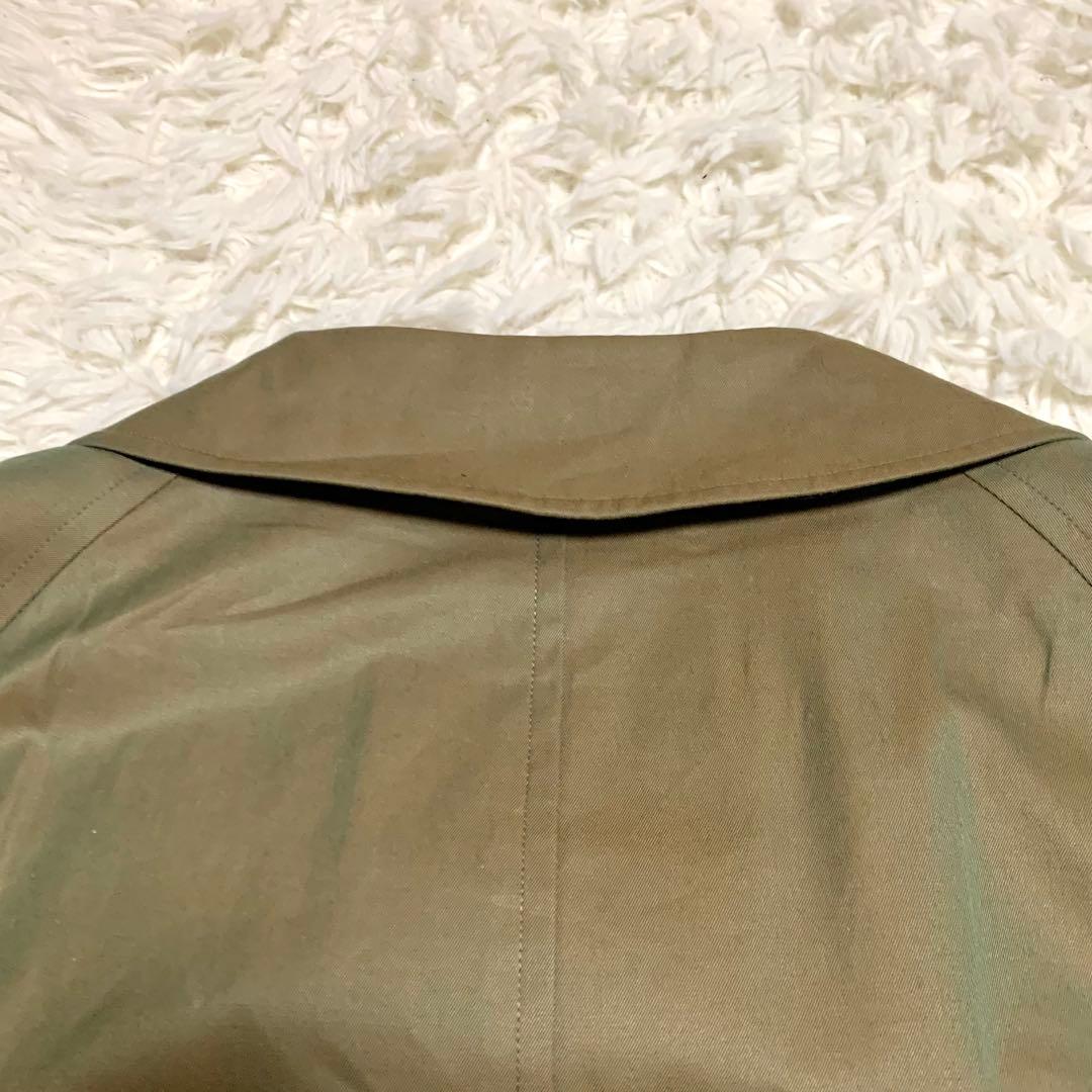 【美品】 バーバリーズ ステンカラー コート オリーブ 11号 ウールライナー