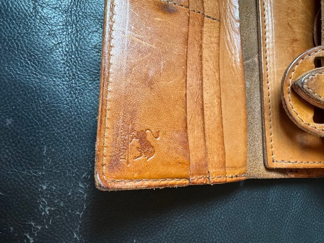 ｇ*ｉ様 アルズニ　長財布　希少焼印入りライダース