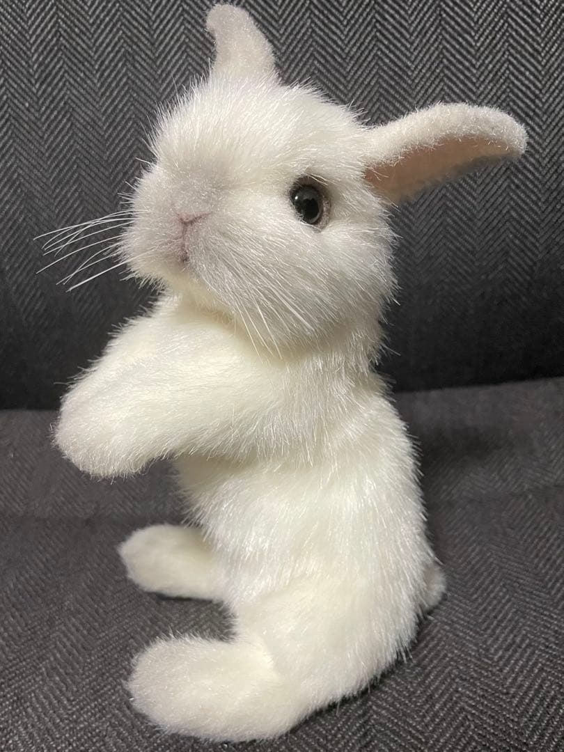 うさぎ　アートドール　ぬいぐるみ　テディベア　アーティストベア