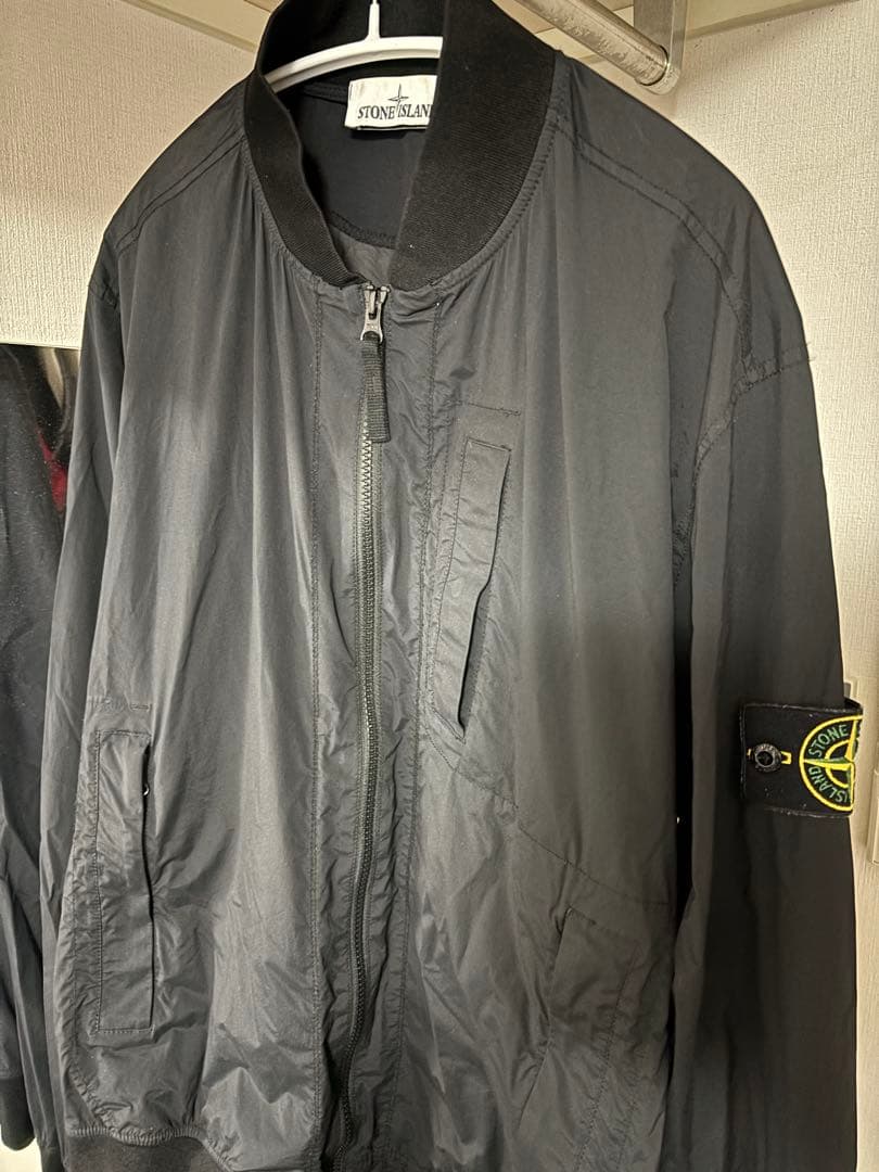 STONE  MA-1 ブラックジャケット