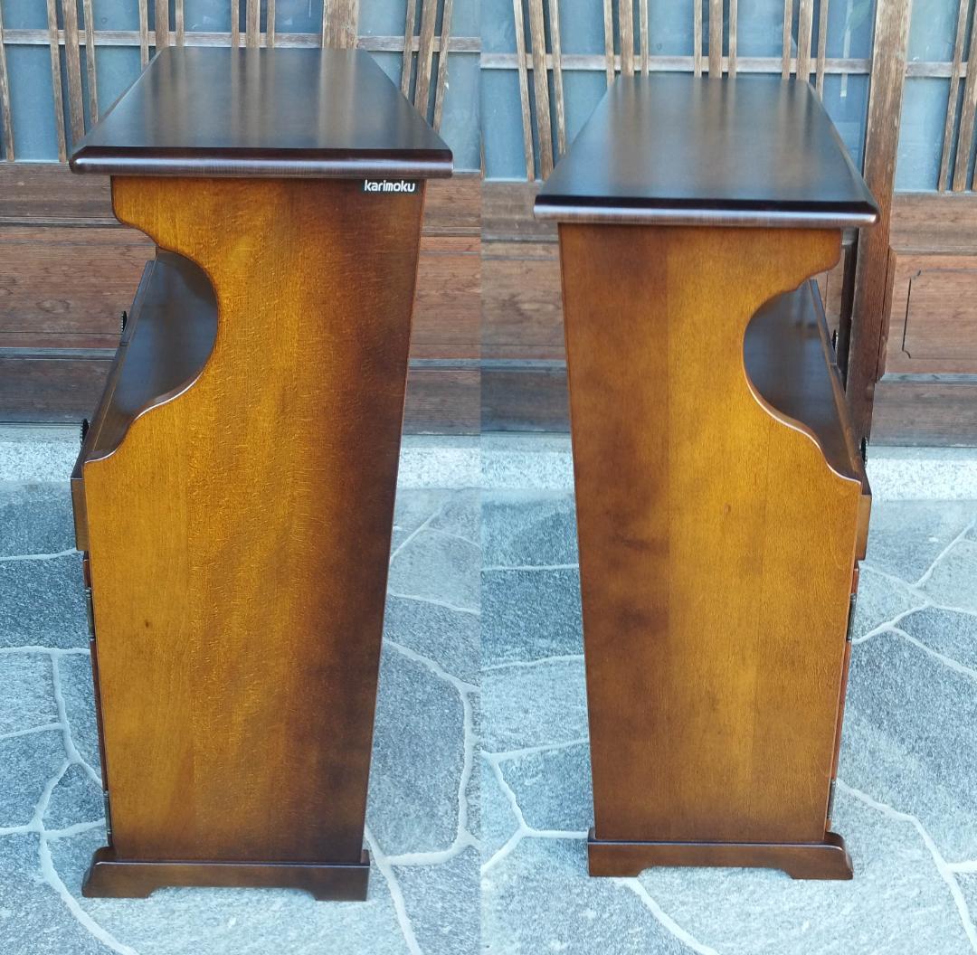 karimoku　COLONIAL　カリモク　コロニアル　キャビネット　電話代