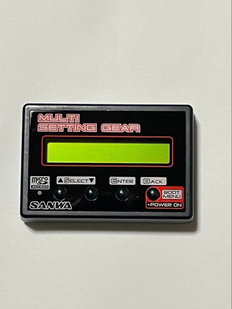 サンワ　PGS-CX2サーボ、SGS-2ジャイロ、マルチセッティングギア