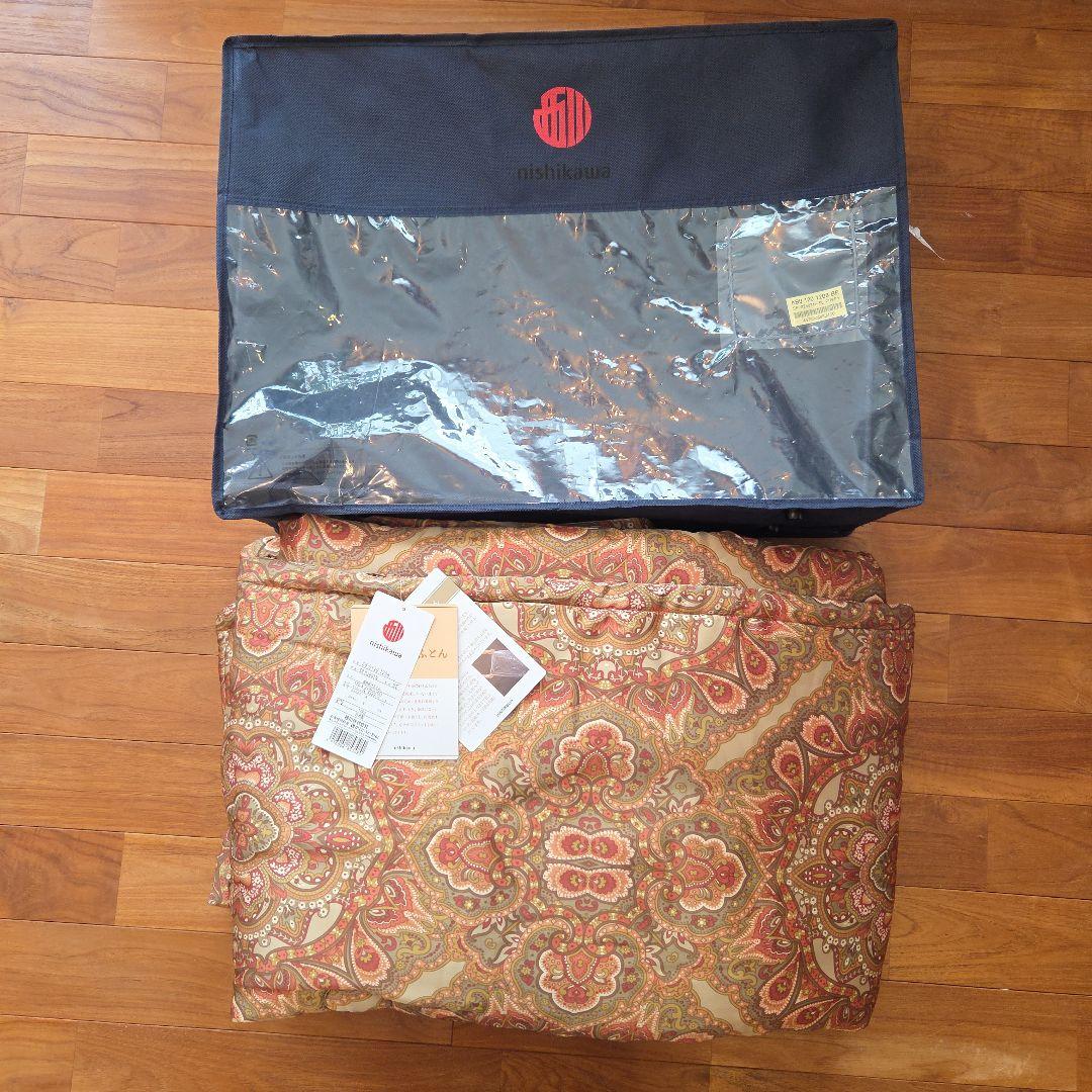 未使用！高級！西川 オールシルク 掛け布団 150x210cm 絹100%