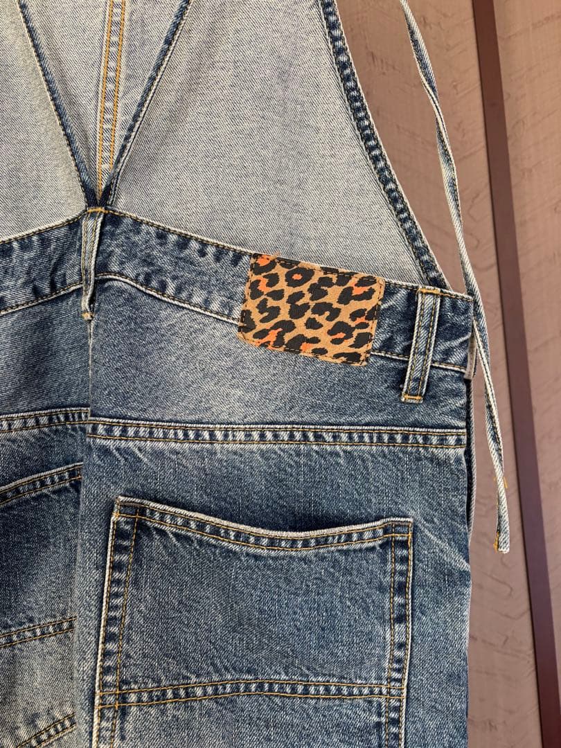 ウィムガゼット デニムサロペット・オーバーオールインディゴブルー Free