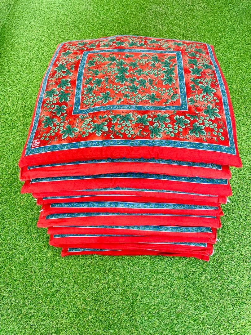 【西川カバー×中材付き】座布団12枚セット銘仙判55×59 和柄 日本製 来客用