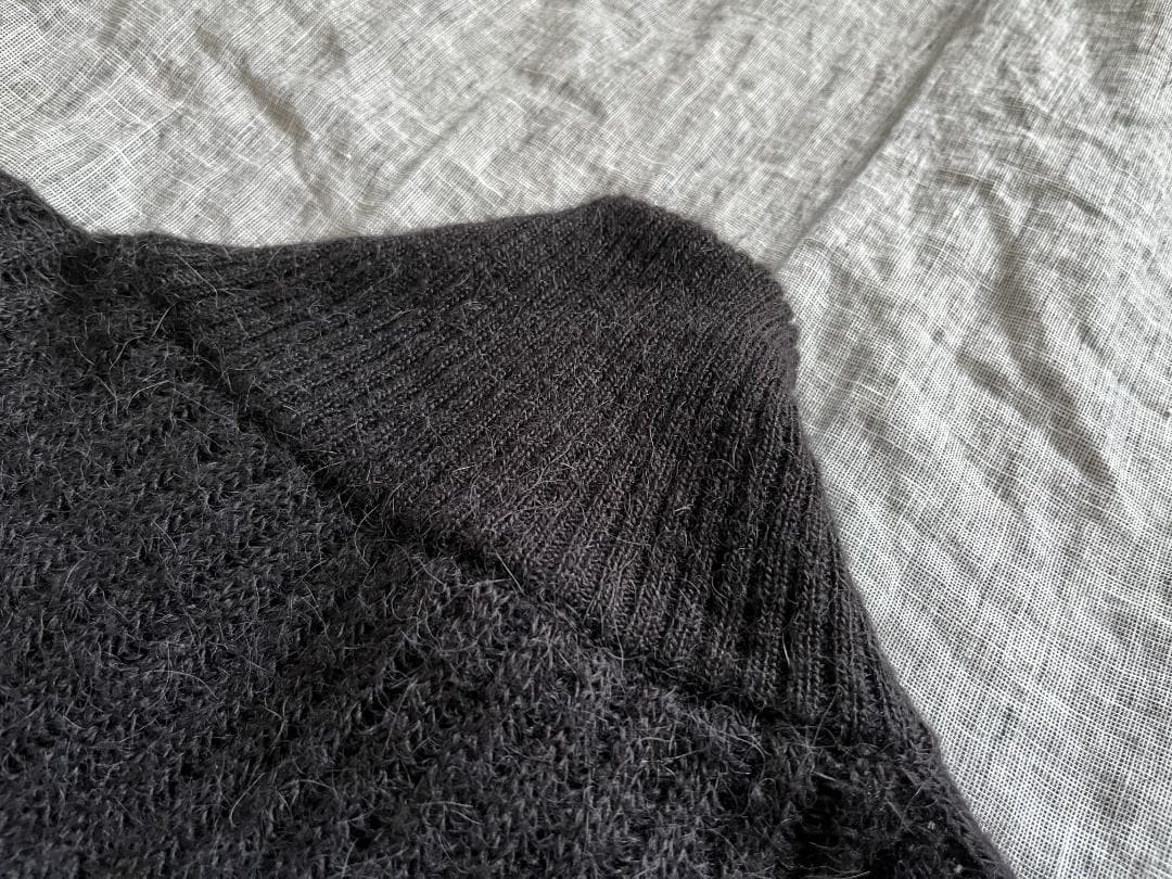 美品 DOLCE&GABBANA アルパカ スタンドカラー ニットカーディガン