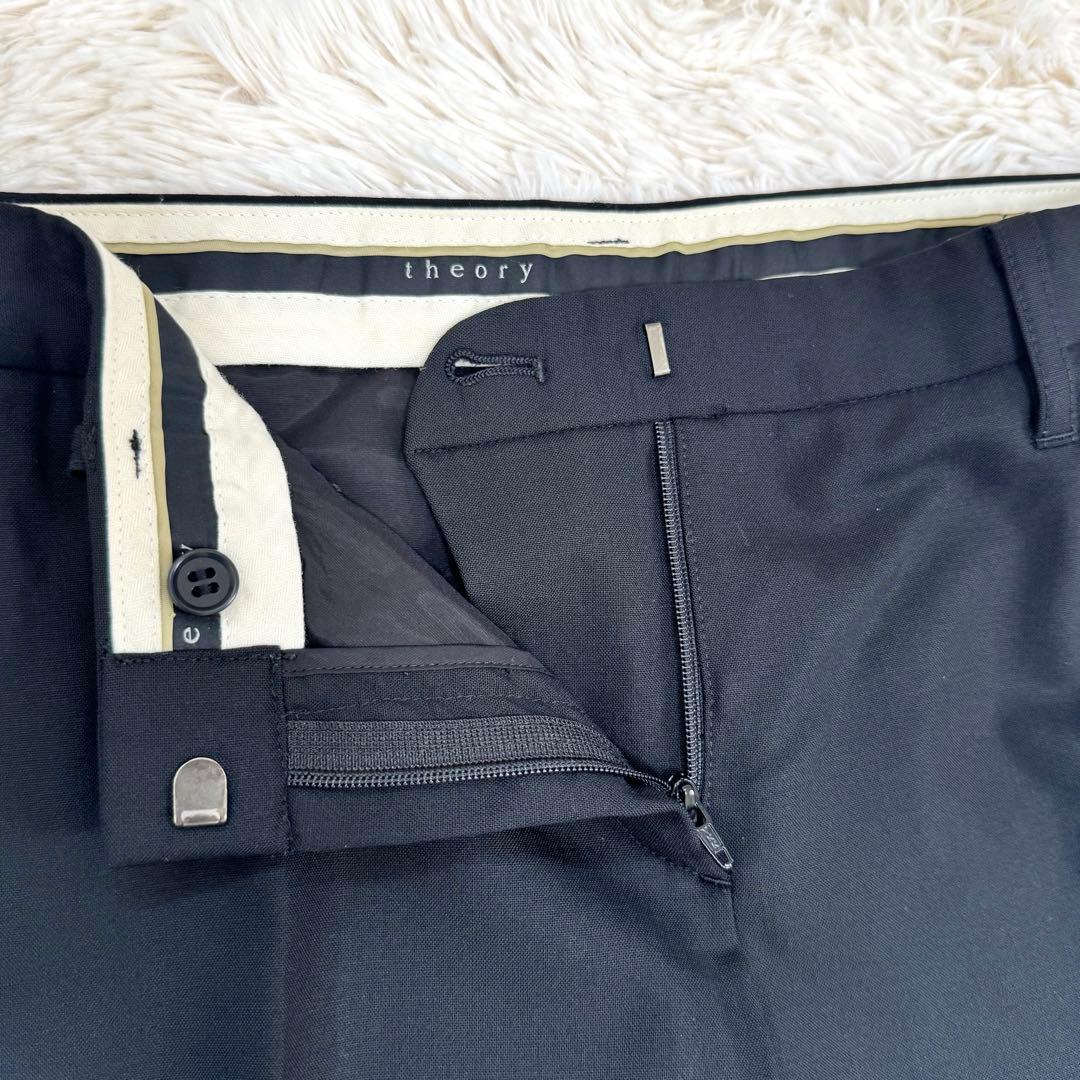 theory セオリー　セットアップ ストレッチ スーツ 黒 M フレア 春夏