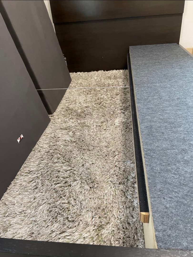 Simmons シモンズ セミダブルベッドフレーム ダークブラウン定価12万円程