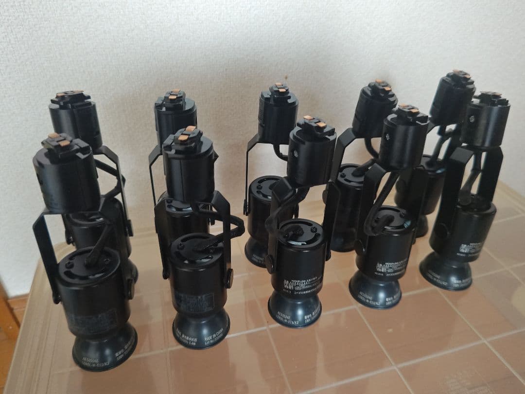 ダクトレール用LEDスポットライト10灯1セット