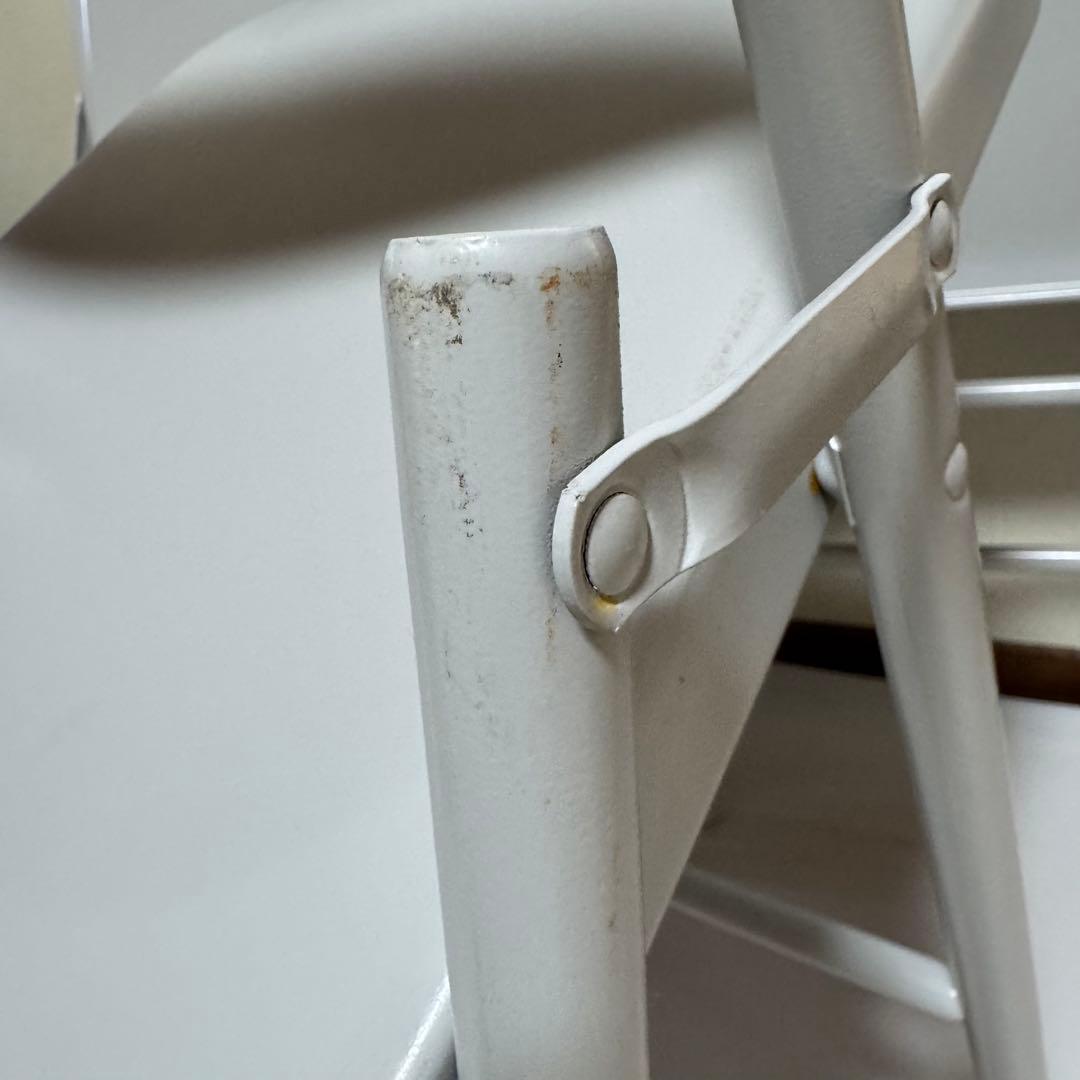 米軍放出品　MECO 折り畳みイス オフィス パイプ椅子 4脚