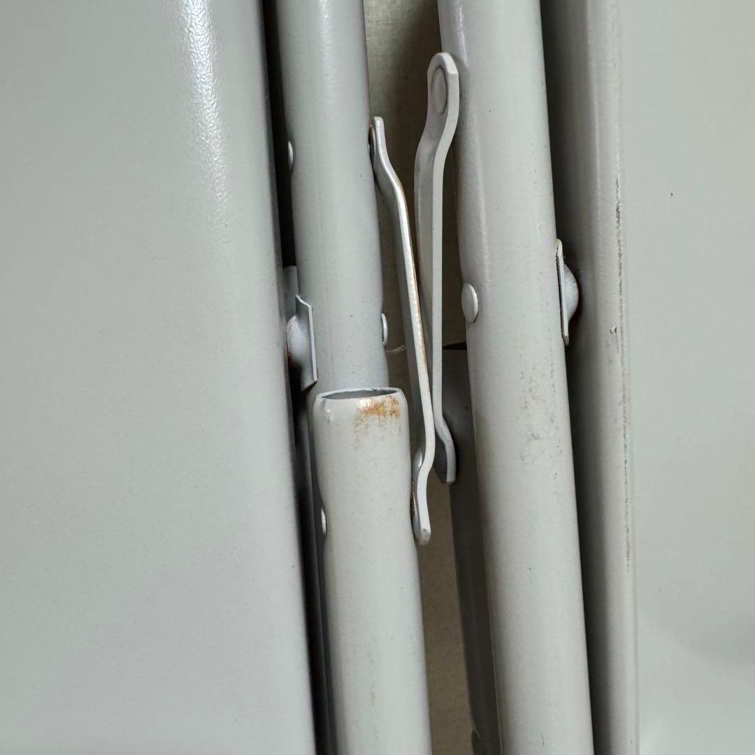 米軍放出品　MECO 折り畳みイス オフィス パイプ椅子 4脚