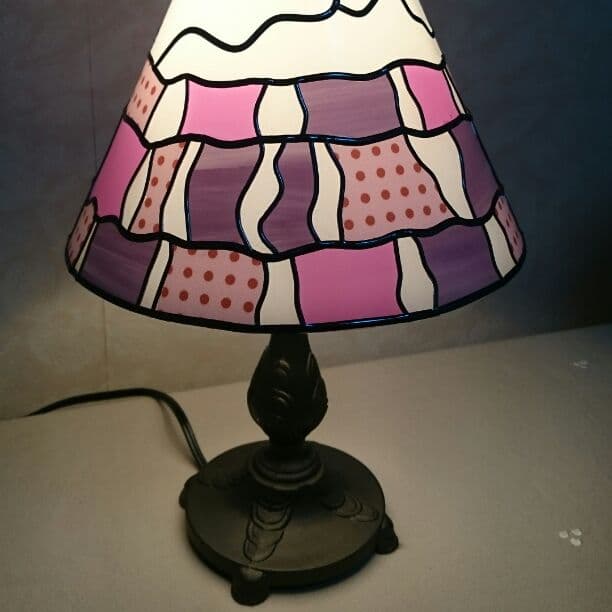 まりこのグラスアート ～ランプシェイド～