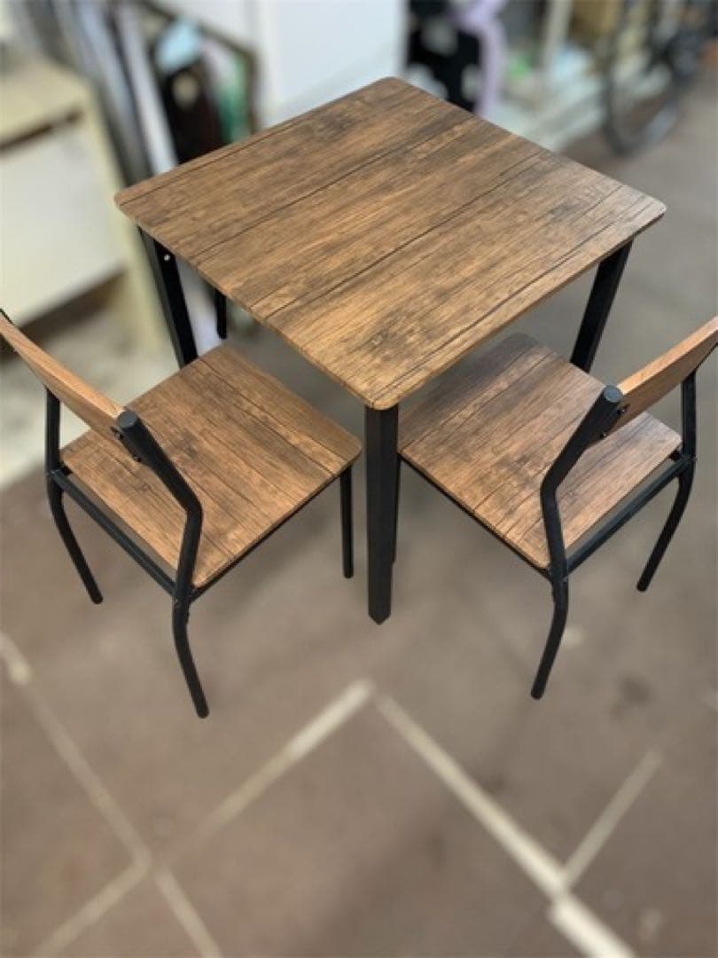 大人気！設置/組み立て送料無料/ダイニングテーブルDC-02/椅子2点