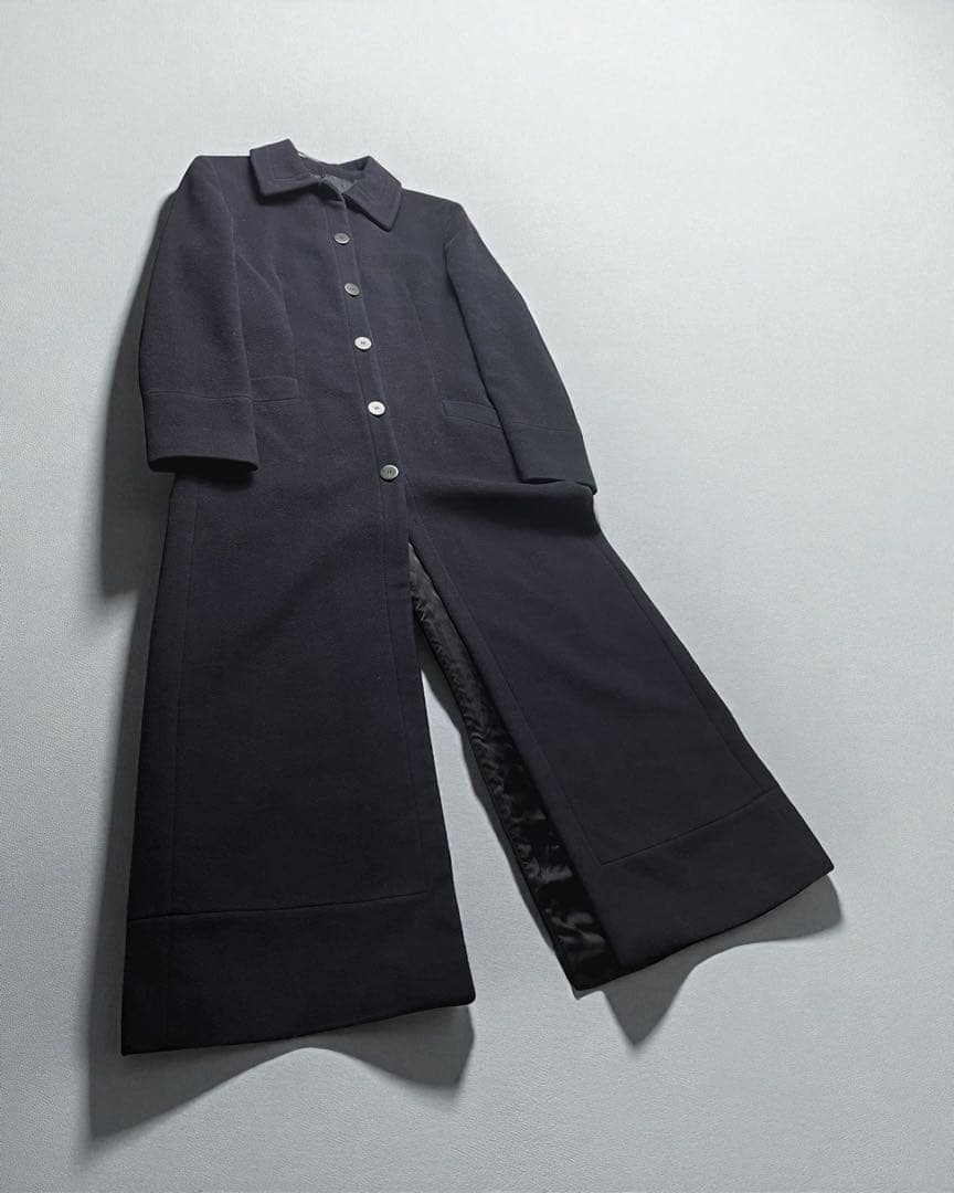 GIORGIO ARMANI アンゴラカシミヤブレンド マキシコート 44