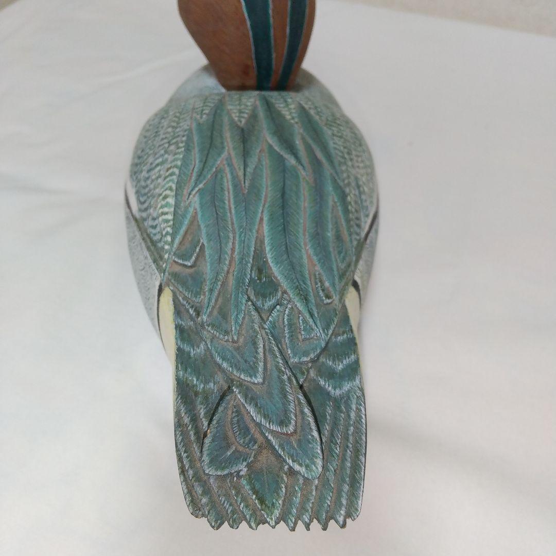 合鴨ディコイ ☆ バードカービング ☆ 【ハンドメイド】