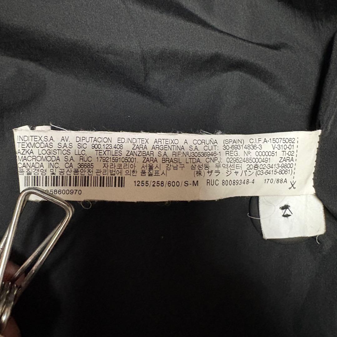 ZARA TRF タータンチェック柄 ロングコート　　チェスターコートS〜M赤