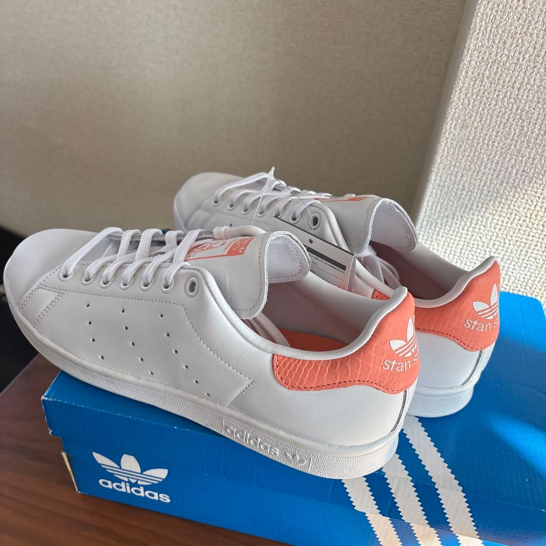 新品　adidas STAN SMITH W スタンスミス　白　ピンク