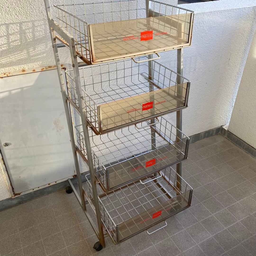 Hanes メタルラック ヴィンテージ 店舗什器 ヘインズ