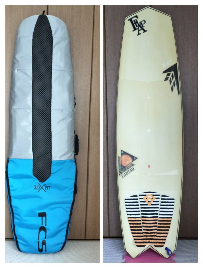 ꧁極美品꧂　ヴァンガード　5.6 ファイヤーワイヤー　ショートボード　ケース付き