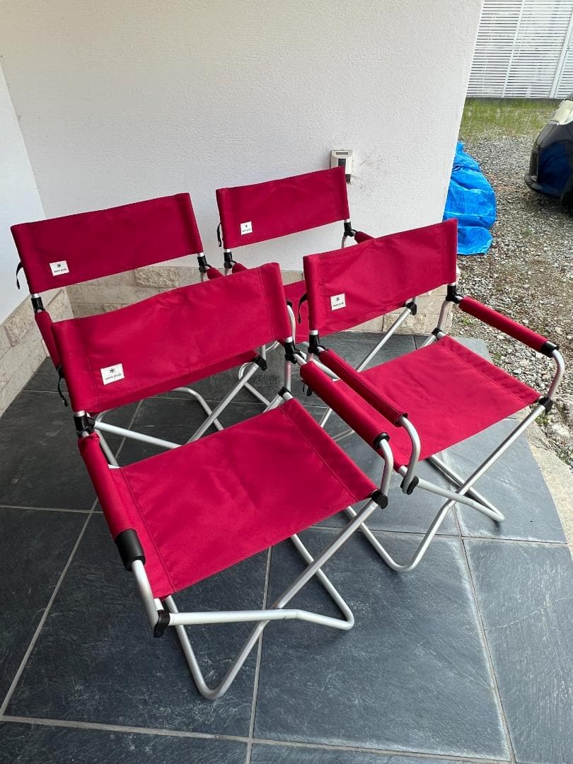 masayasu）スノーピークFDチェアー　レッド　4脚セット