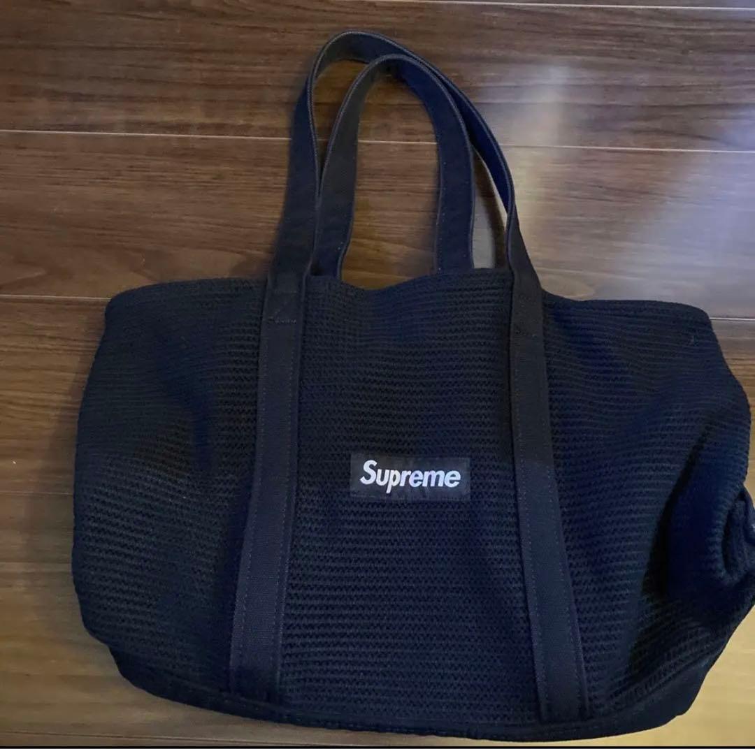 supreme メッシュ　トートバッグ