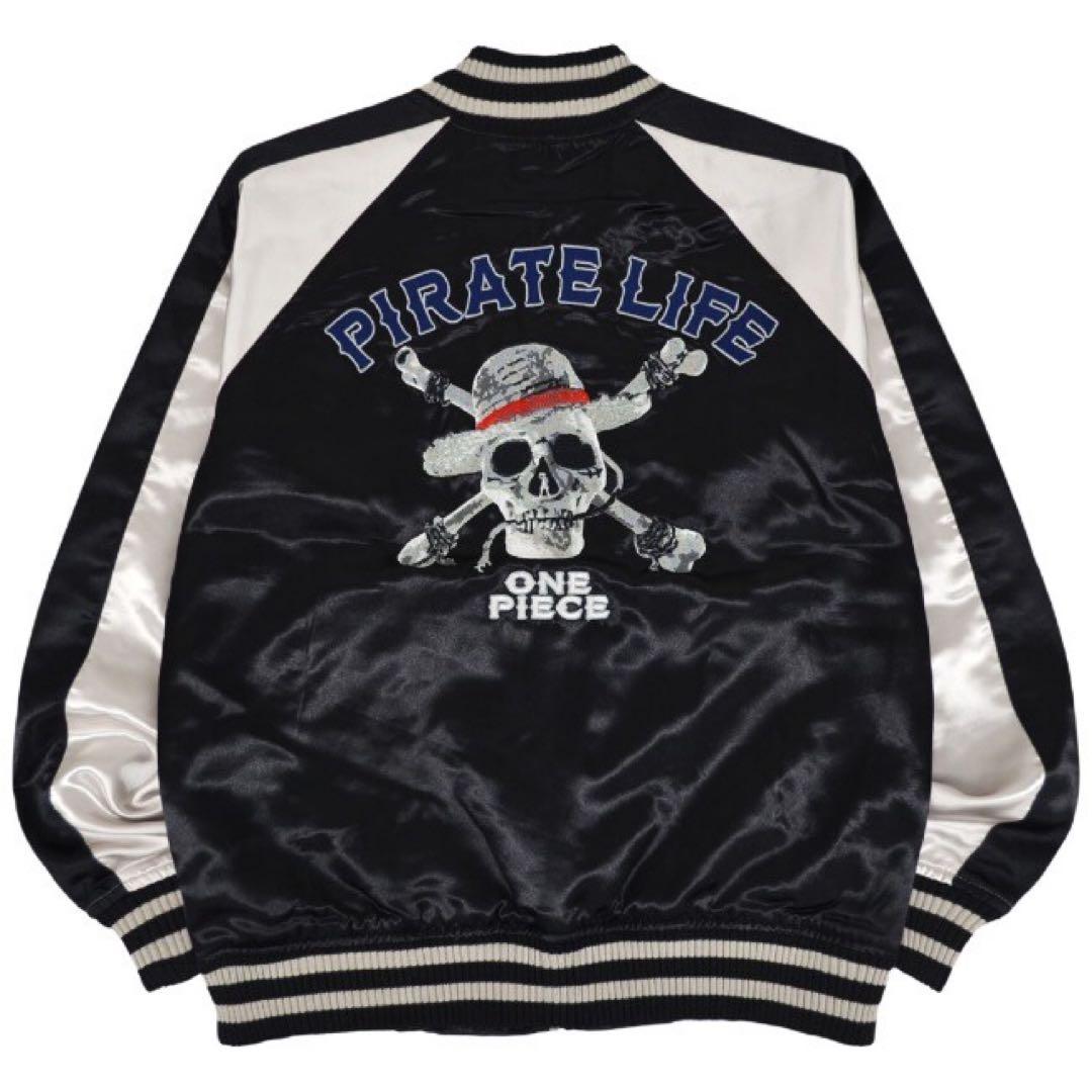 新品★スカジャン/Netflixシリーズ/ONE PIECE ワンピース L 黒
