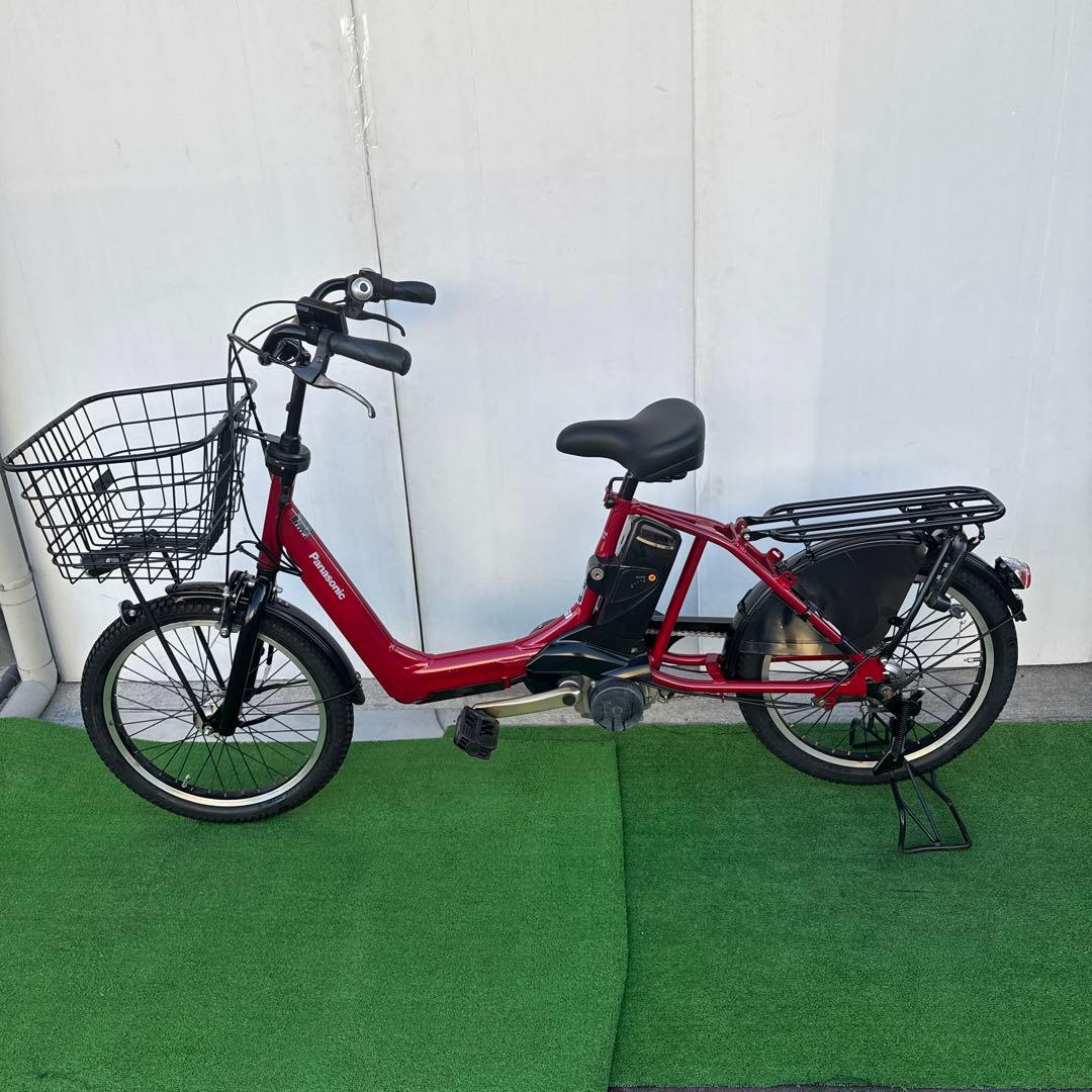 Panasonic電動アシスト自転車20インチ レッド【引き取り限定】